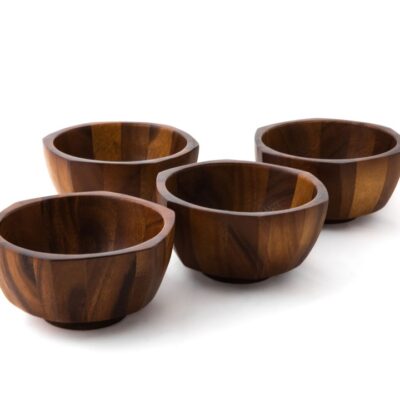 Serveware Nambé Salad Bowls | Rivet Salad Bowls (Set Of 4)