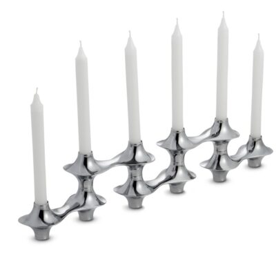 Decor Nambé  | Cortina Hinged Candelabra