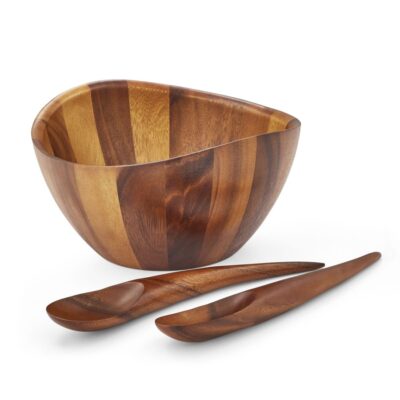 Serveware Nambé Salad Bowls | Harmony 3-Piece Salad Set