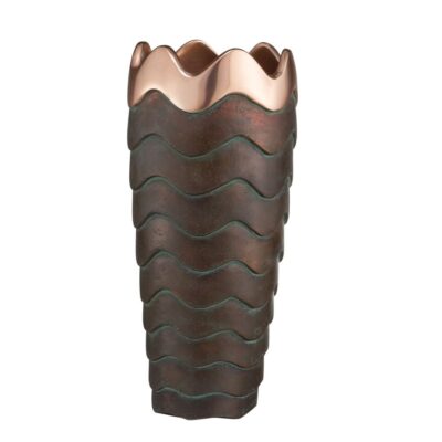 Decor Nambé  | Copper Canyon Vase – 10 Inch