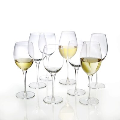 Dining Nambé Stemware | The White Wine Enthusiast Bundle (8 Pieces)