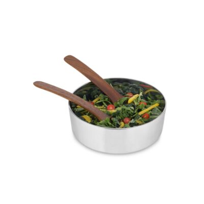 Serveware Nambé Salad Bowls | Oblong Nest Salad Bowl W/ Servers