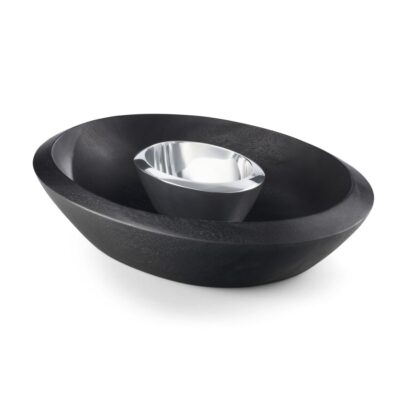 Serveware Nambé Chip & Dip | Noir Chip & Dip