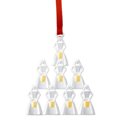 Decor Nambé  | Twelve Days Of Christmas: Eight Maids A Milking Ornament