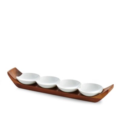 Serveware Nambé Condiment And Nut | Quatro Snack & Serve Set