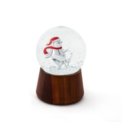 Decor Nambé  | Skating Penguin Snowglobe