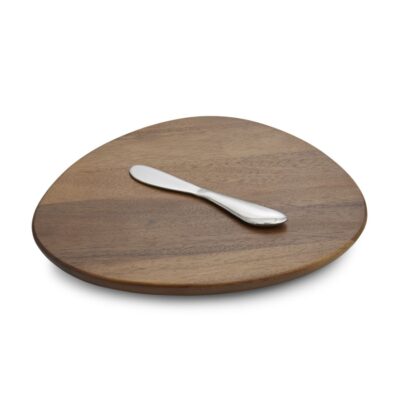 Serveware Nambé Cheese Boards | Xeno Cheese Board W/ Spreader