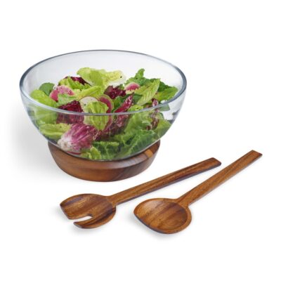 Serveware Nambé Salad Bowls | Cooper Salad Bowl W/ Servers