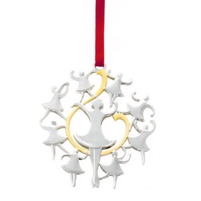 Decor Nambé  | Twelve Days Of Christmas: Nine Ladies Dancing Ornament