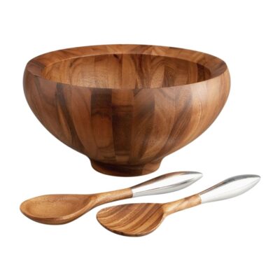 Serveware Nambé Salad Bowls | Yaro Salad Bowl W/ Servers