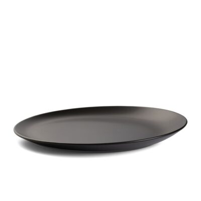 Serveware Nambé Trays & Platters | Orbit Platter Celestial Black